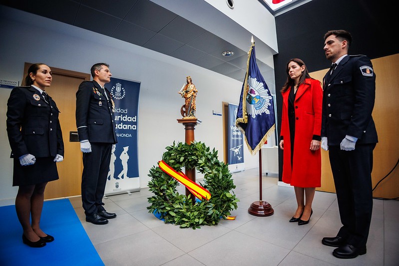 acto institucional de Santa Catalina en Majadahonda