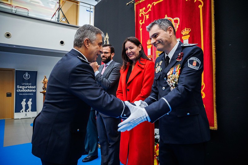 acto institucional de Santa Catalina en Majadahonda