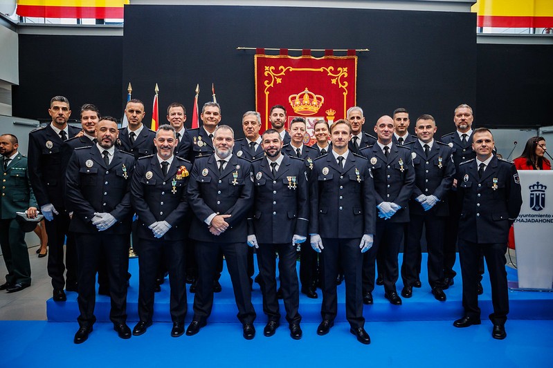 acto institucional de Santa Catalina en Majadahonda