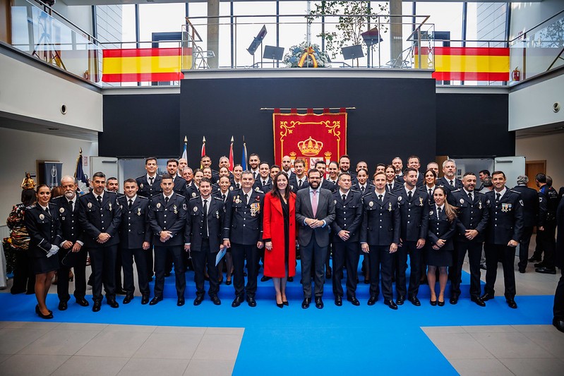 acto institucional de Santa Catalina en Majadahonda