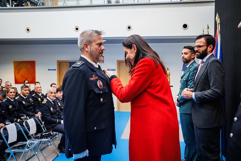 acto institucional de Santa Catalina en Majadahonda