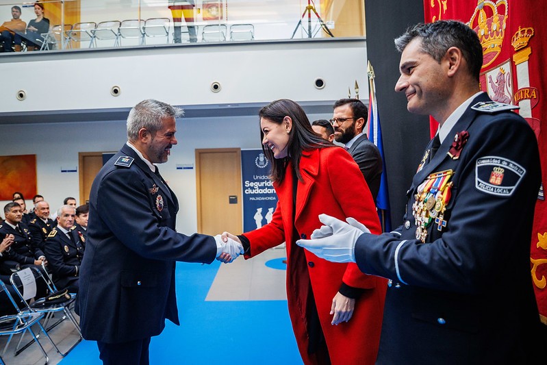 acto institucional de Santa Catalina en Majadahonda