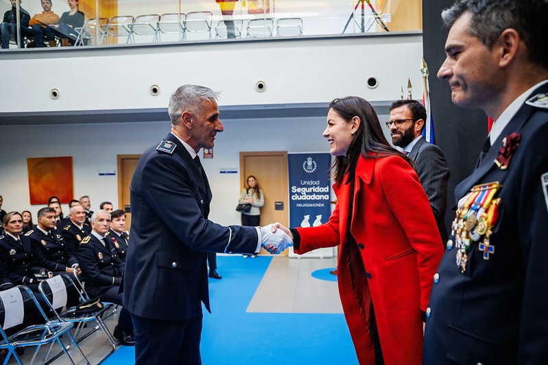 acto institucional de Santa Catalina en Majadahonda