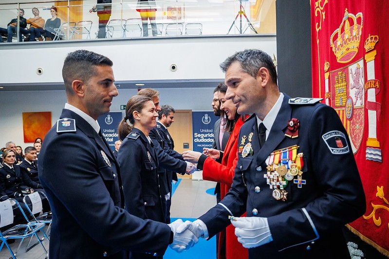 acto institucional de Santa Catalina en Majadahonda