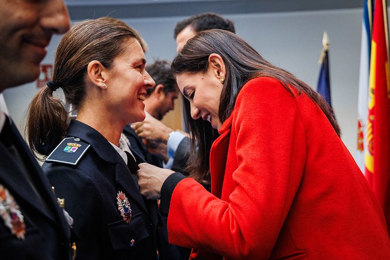 acto institucional de Santa Catalina en Majadahonda