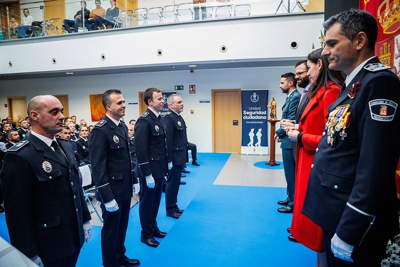 acto institucional de Santa Catalina en Majadahonda