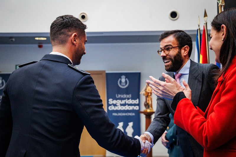 acto institucional de Santa Catalina en Majadahonda