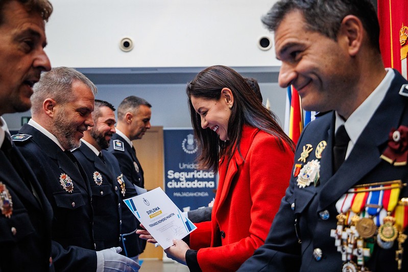 acto institucional de Santa Catalina en Majadahonda