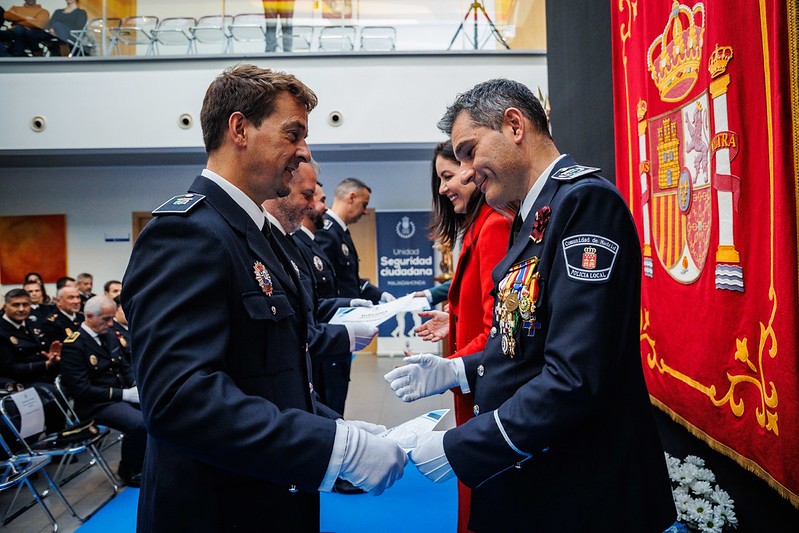 acto institucional de Santa Catalina en Majadahonda