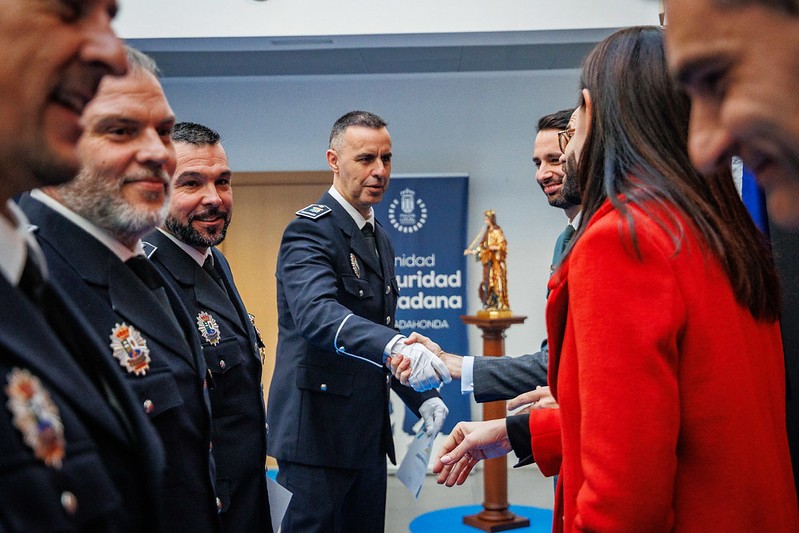 acto institucional de Santa Catalina en Majadahonda
