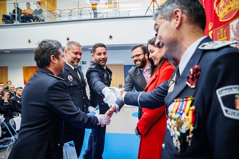 acto institucional de Santa Catalina en Majadahonda