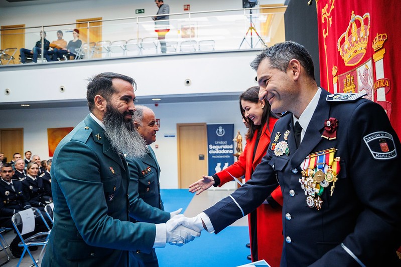 acto institucional de Santa Catalina en Majadahonda