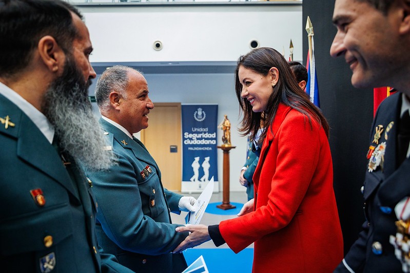 acto institucional de Santa Catalina en Majadahonda