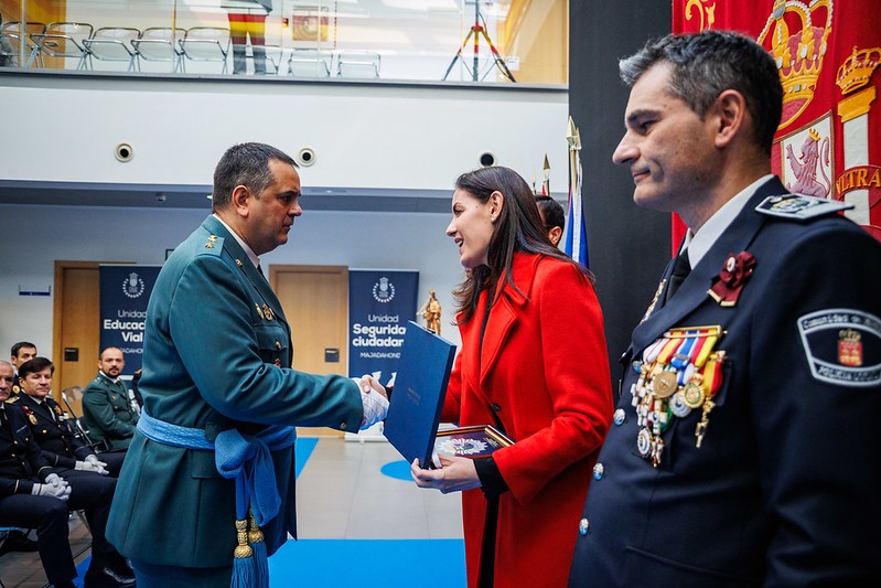 acto institucional de Santa Catalina en Majadahonda