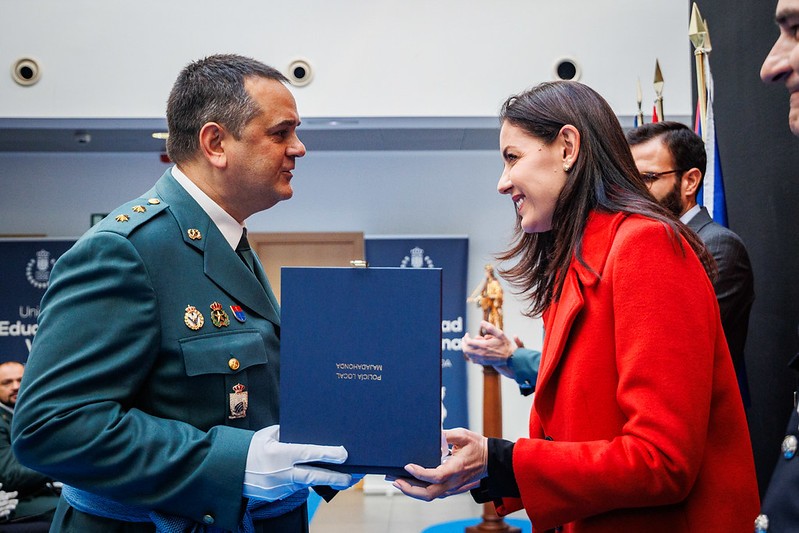 acto institucional de Santa Catalina en Majadahonda