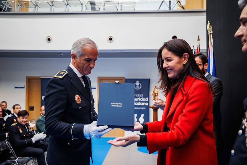 acto institucional de Santa Catalina en Majadahonda