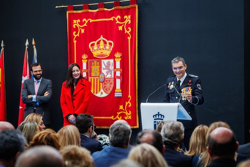 acto institucional de Santa Catalina en Majadahonda