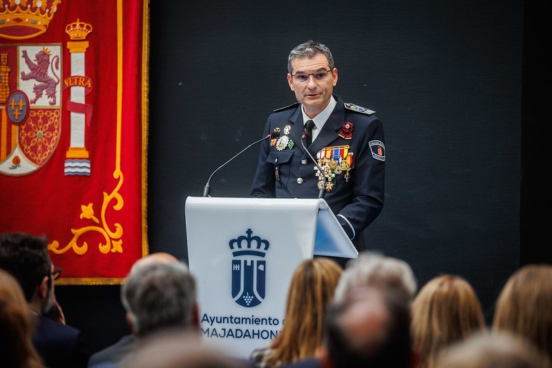 acto institucional de Santa Catalina en Majadahonda