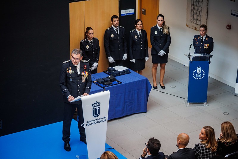 acto institucional de Santa Catalina en Majadahonda