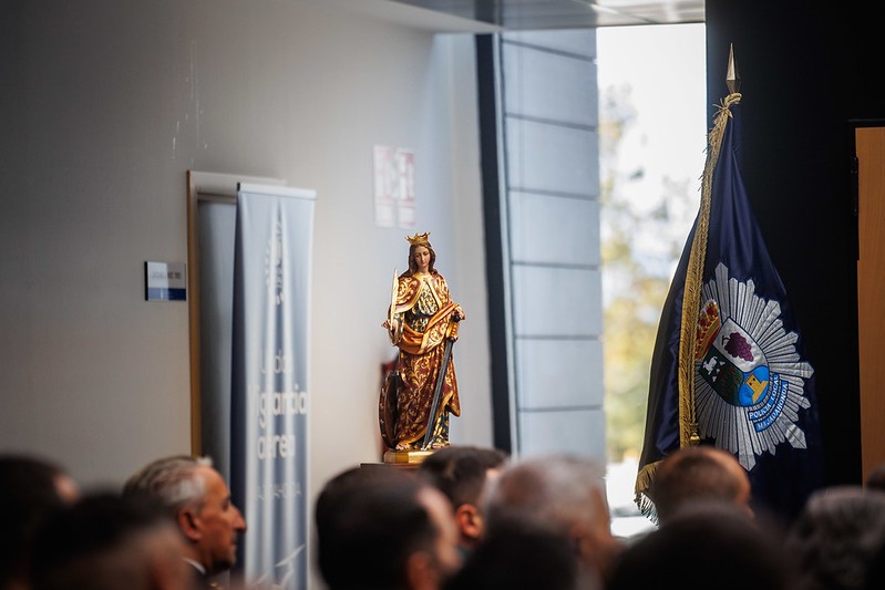 acto institucional de Santa Catalina en Majadahonda