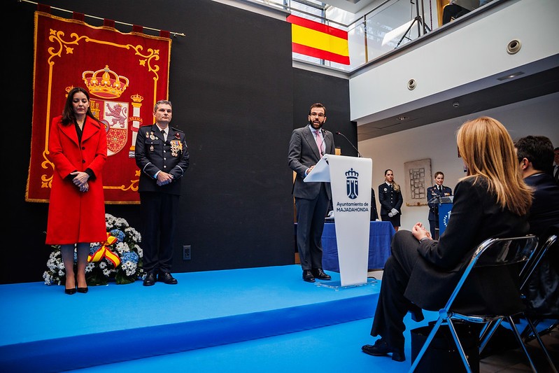 acto institucional de Santa Catalina en Majadahonda